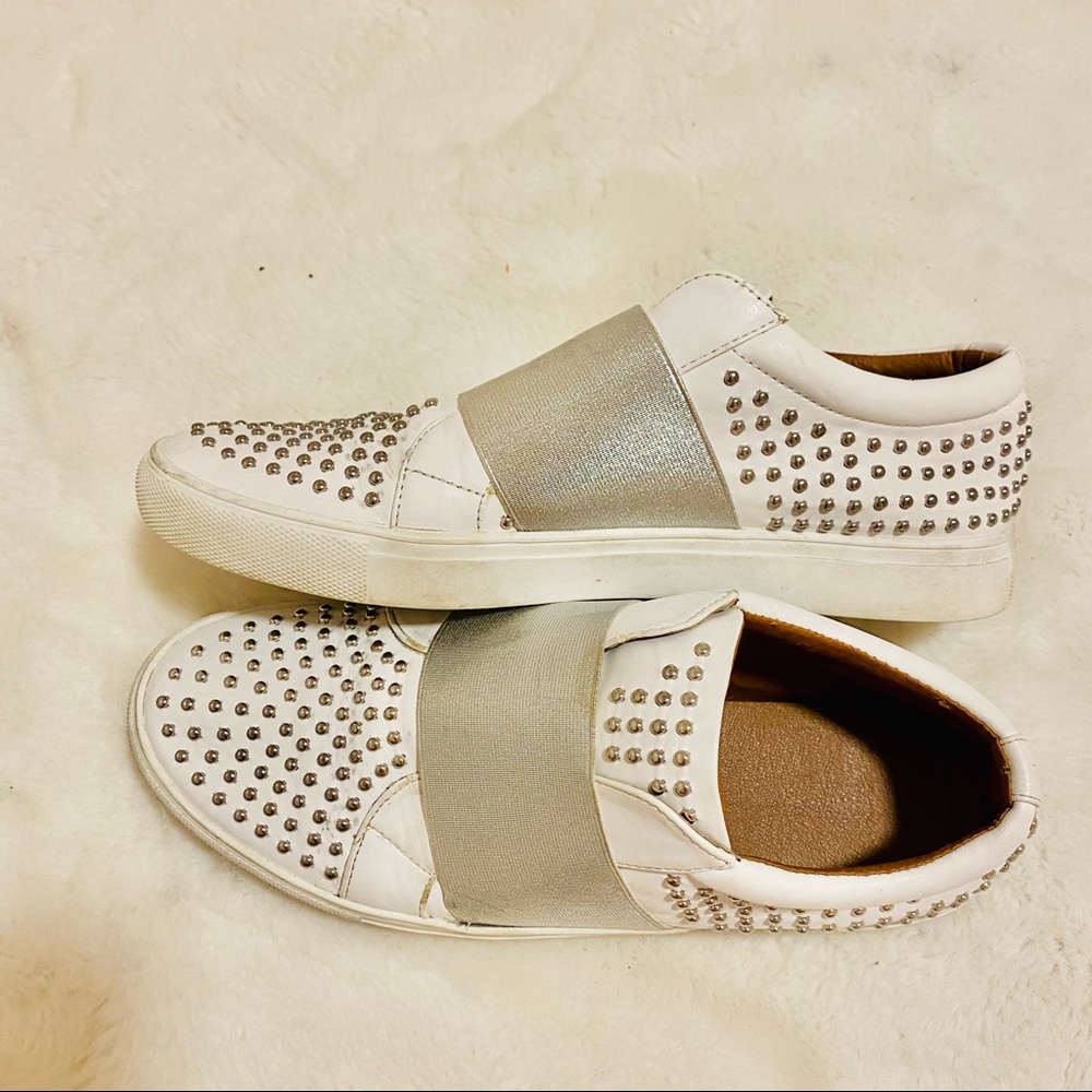 White Silver Shoes